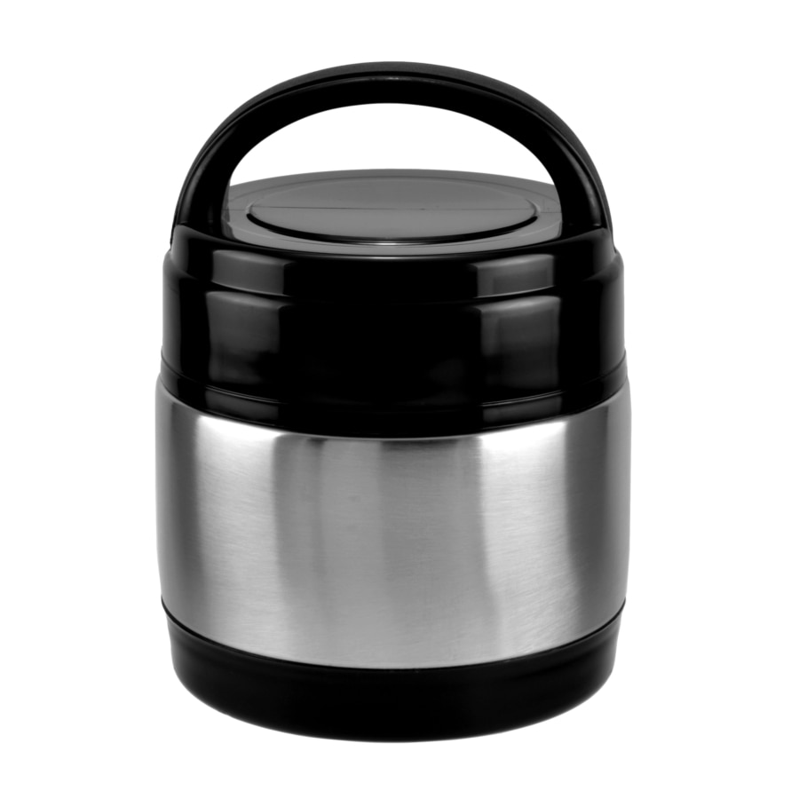 Lacor Thermos Porta Alimenti 1 Litro Con Manico – Acciaio Inox 18/10, Mantiene Caldo O Freddo Per 24 Ore, Ideale Per La Spiaggia