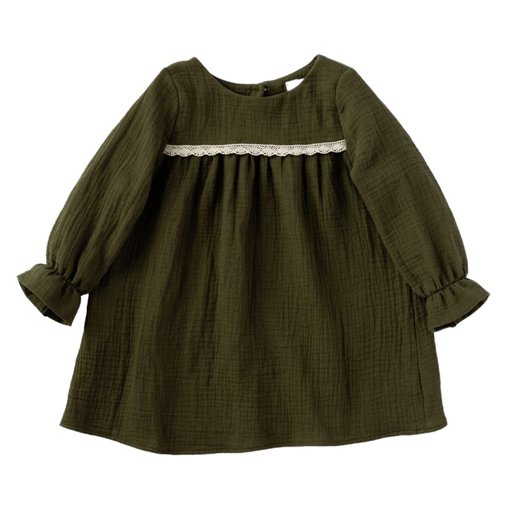 Kaki Rochie muselina, Kaki inchis