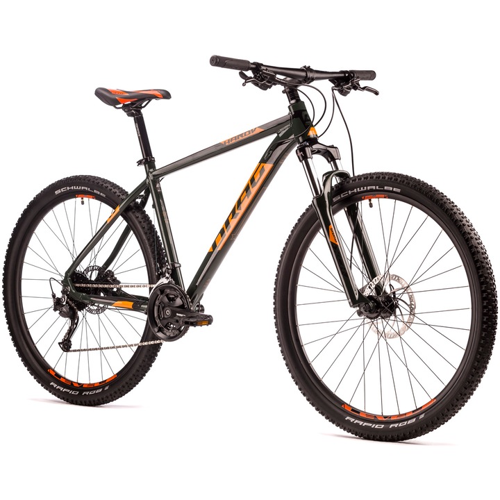 Велосипед MTB Drag 29" Hardy 9.0, Размер L, Зелен/Оранжев