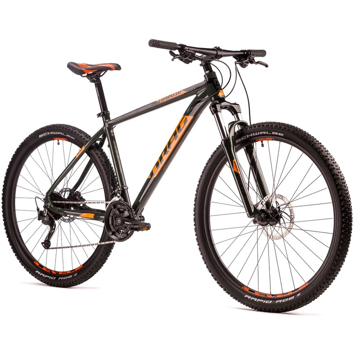 Велосипед MTB Drag 29" Hardy 9.0, Размер M, Зелен/Оранжев