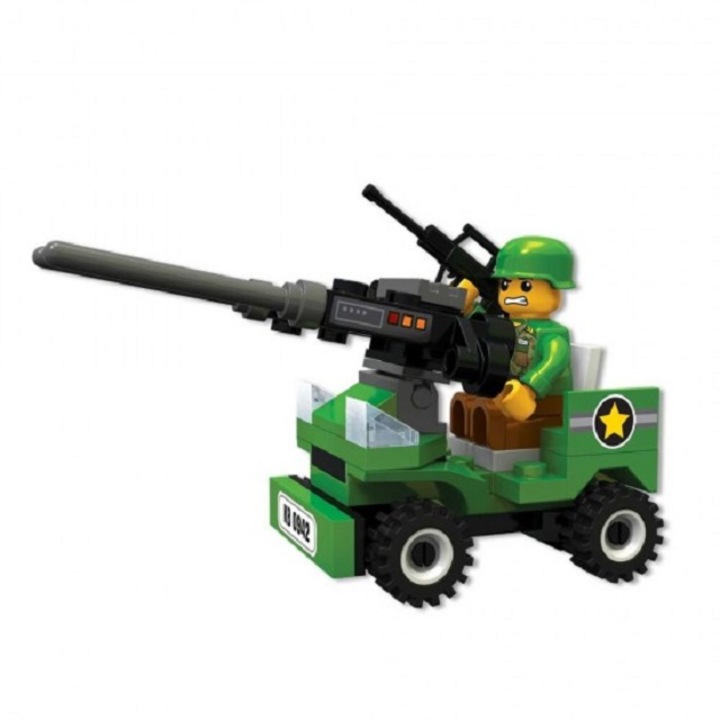 Pachet set de constructie Blocki MyArmy, 49 elemente