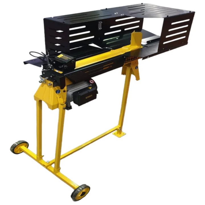 Despicator de lemne cu suport si protectie ELEFANT 65558/02952, motor electric 2200 W, presiune hidraulica 20 Mpa, forta taiere 5 tone