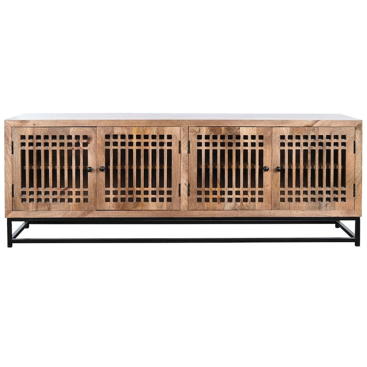 DKD Home Decor скрин, масивно дърво, ориенталски дизайн, 170x40x65см