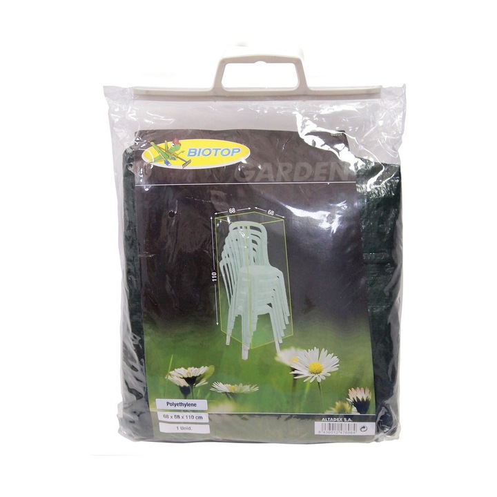 Husa scaun Altadex, impermeabila, respirabila, verde, 68x68x110cm