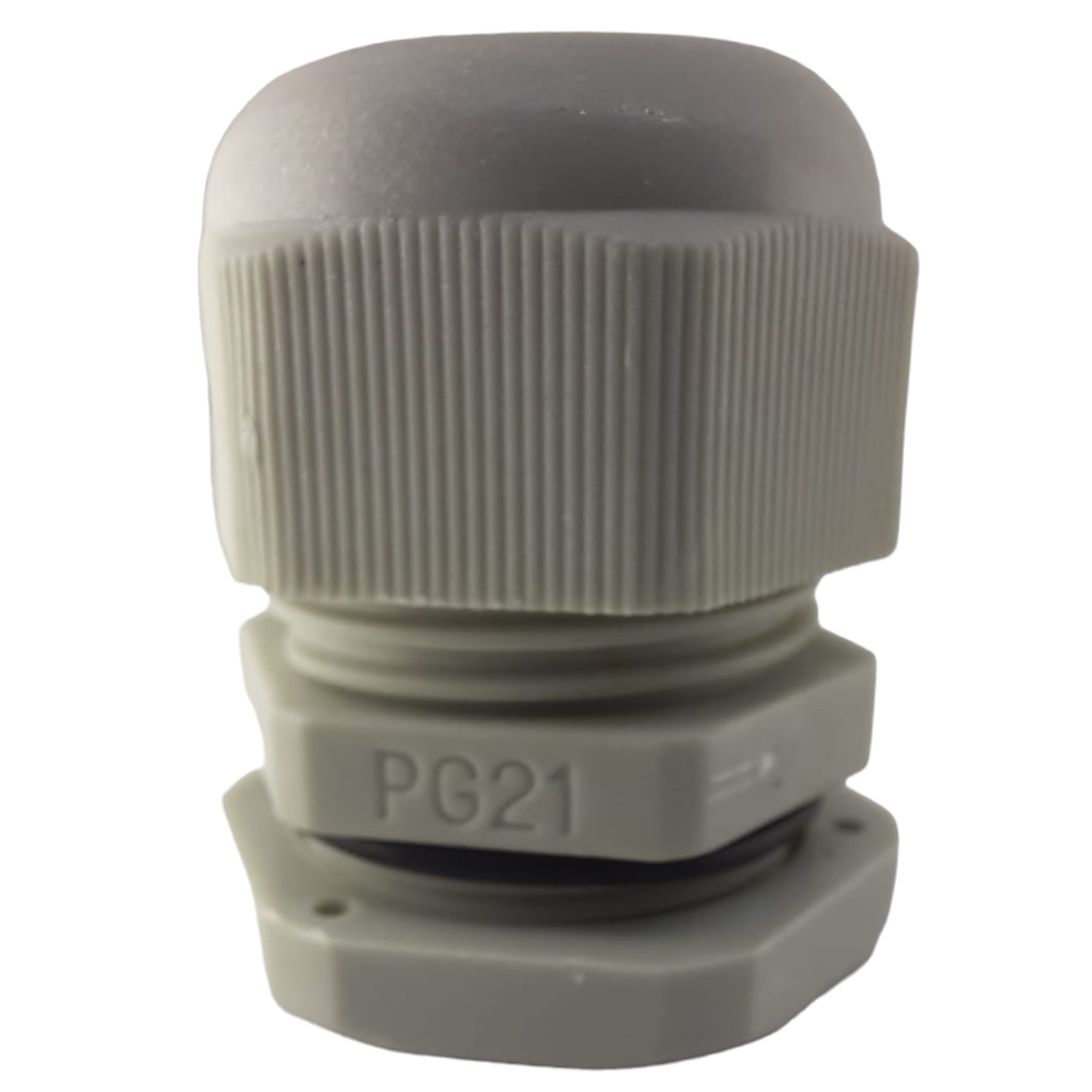 PG21 Pressacavo Connettore Impermeabile Plastica Giunzioni Filo Nero 13 - Foto 8