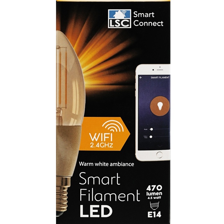 Bec Smart E14 Filament Led