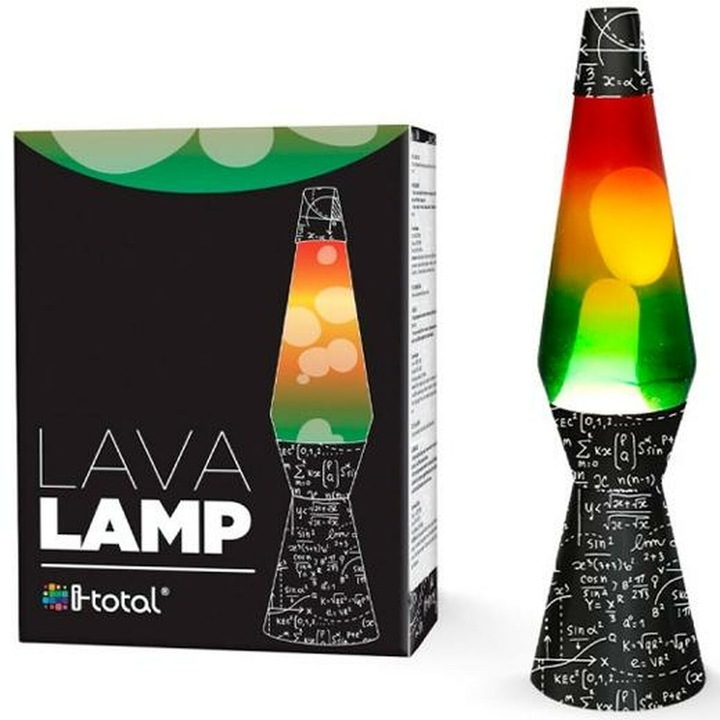 Настолна лампа Lava iTotal, дизайн Numeri, многоцветна, с EU щепсел