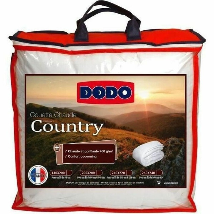 Pilota de pat Dodo Country, poliester, 240x260cm, 400g, cald