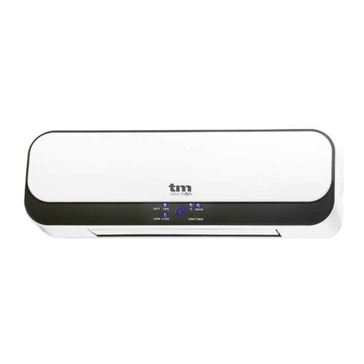 Fali Hősugárzó, TM Electron, 2000 W, 56 x 14,5 x 18,5 cm, fekete/fehér