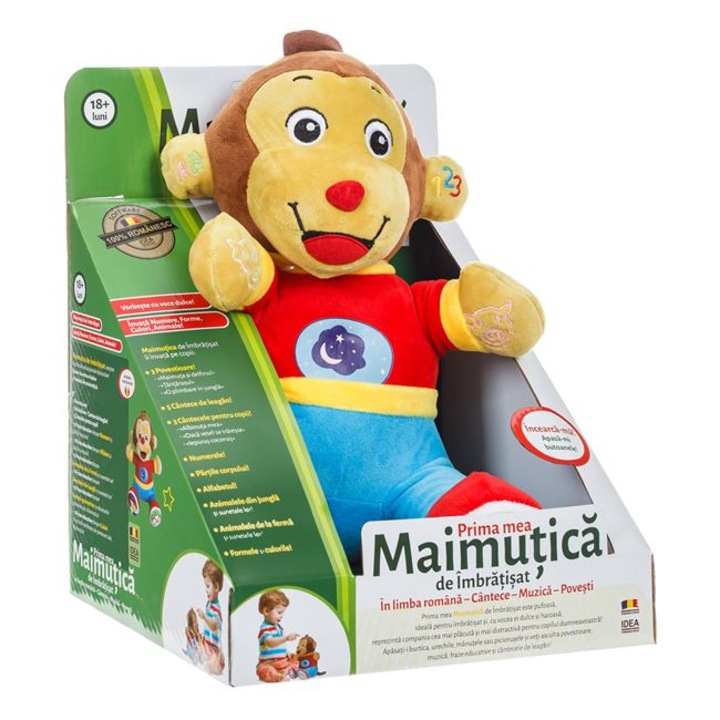 Образователна играчка Маймуна с 9 дейности Говори румънски