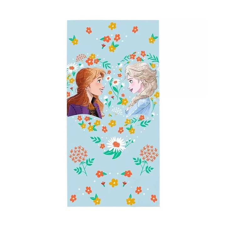 Хавлиена кърпа Disney Frozen цвете за баня 70x140см