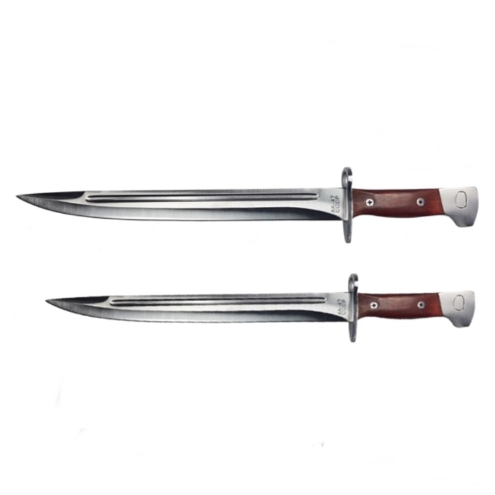 Két kés készlet kempingezéshez és vadászathoz AK, Depox, Barna