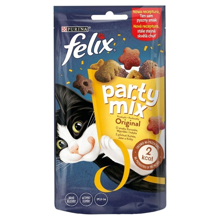 Снакс за котки Purina Party Mix Original, 60гр