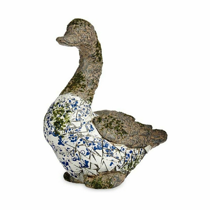 Set 2 Statuete Decorative Ibergarden, Anatra, Polirasina, Multicolor, 17x42x40cm