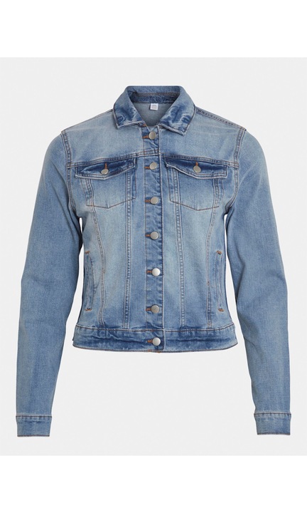 Női kabát, Vila, 303499396, kék, pamut