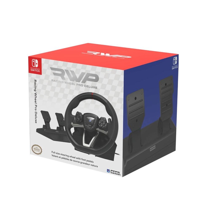 Hori Racing Pro Deluxe Deluxe kormánykerék - Nintendo Switch
