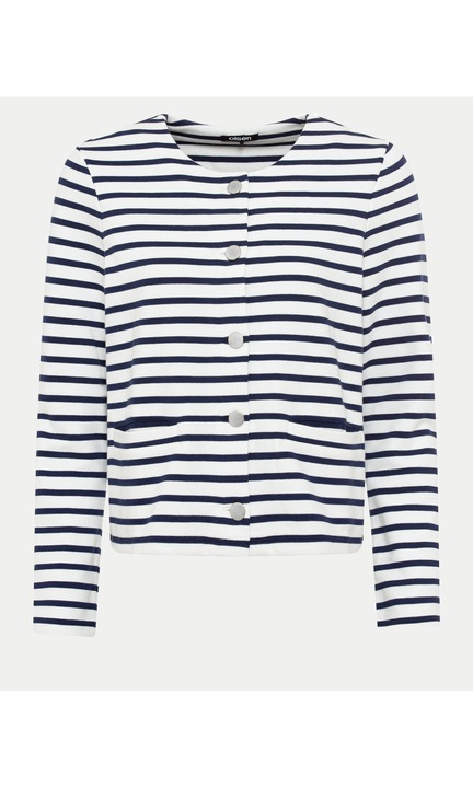 Cardigan dama, Olsen, 304166976, Alb, Bumbac