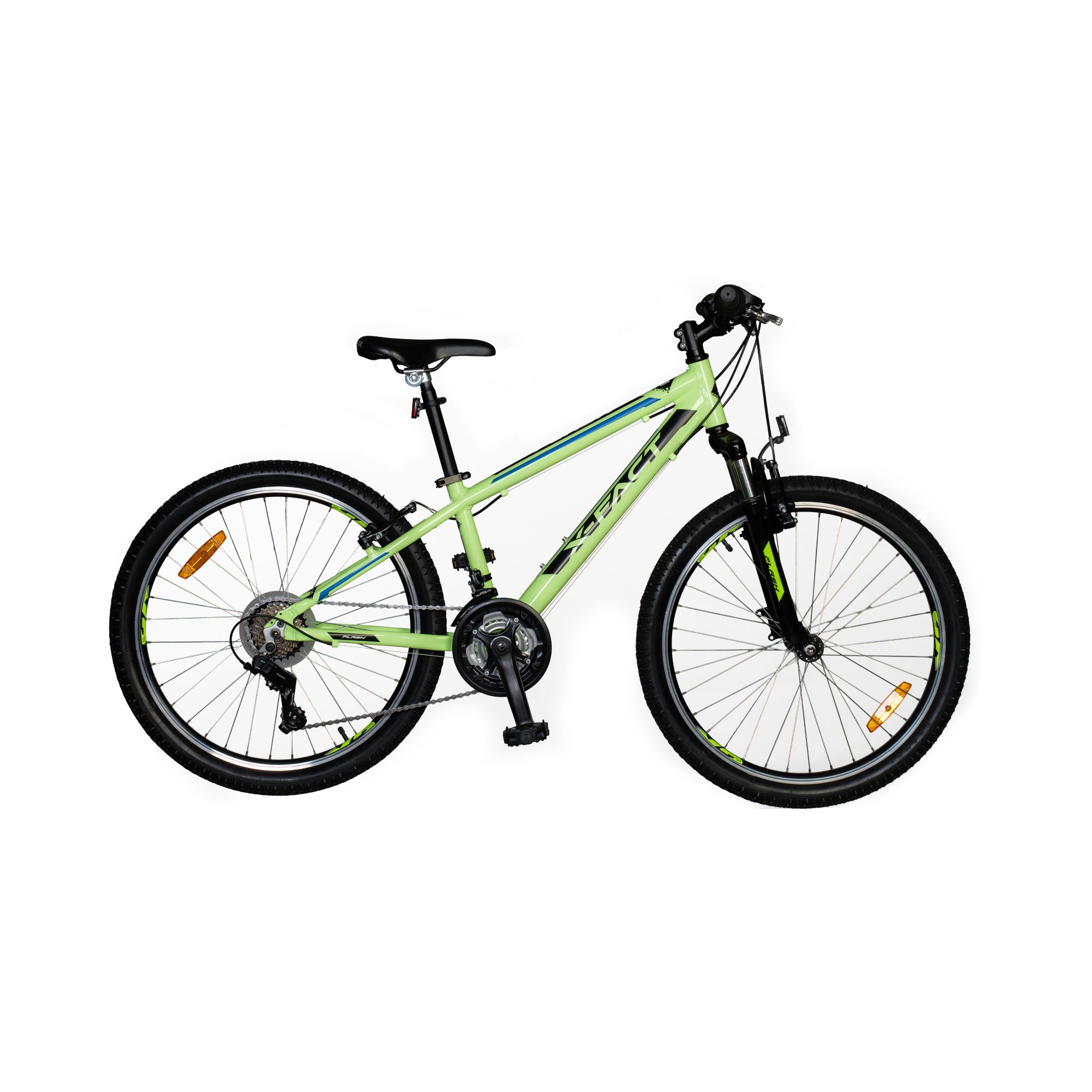 Bicicleta pentru copii, X Fact, Flash 24 inch, Verde - eMAG.ro