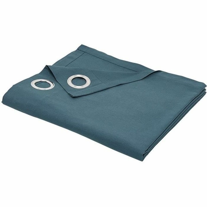 Perdea Today din bumbac, albastru, 140x240cm