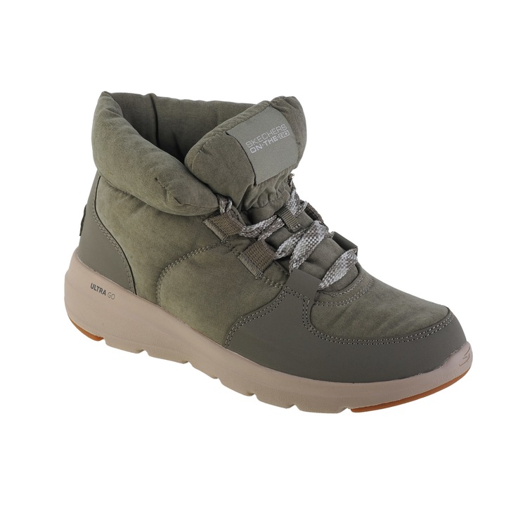 Téli csizma, Skechers Glacial Ultra - Trend Up 144194, Zöld