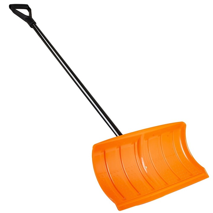 Lopata de zapada cu maner metalic Bradas KT-CXG811, Negru / Portocaliu