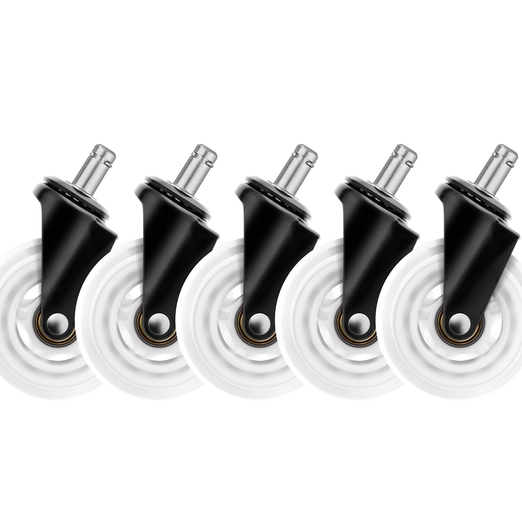 Set 5 Roti silicon Deltaco Gaming pentru Scaune de Gaming/Office, 11mm ...