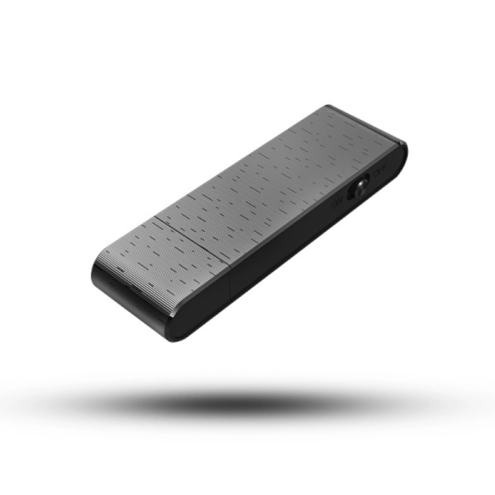 Microfon spion JNN Q12 mini, 8GB, negru, 6.8x2.1x1cm, 25h autonomie