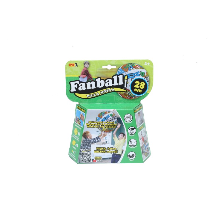 Felfújható labda, 28 cm, Multicolor