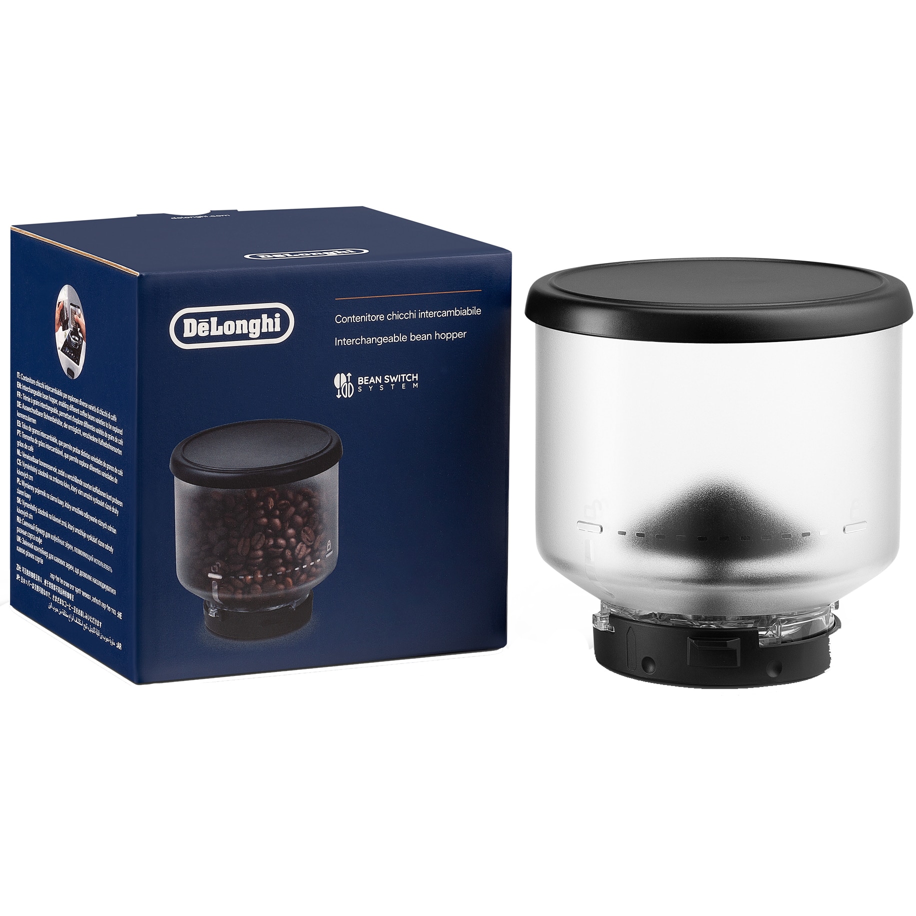 Recipient interschimbabil pentru boabe de cafea AS00006310, compatibil cu gama de espressoare De’Longhi Rivelia EXAM440