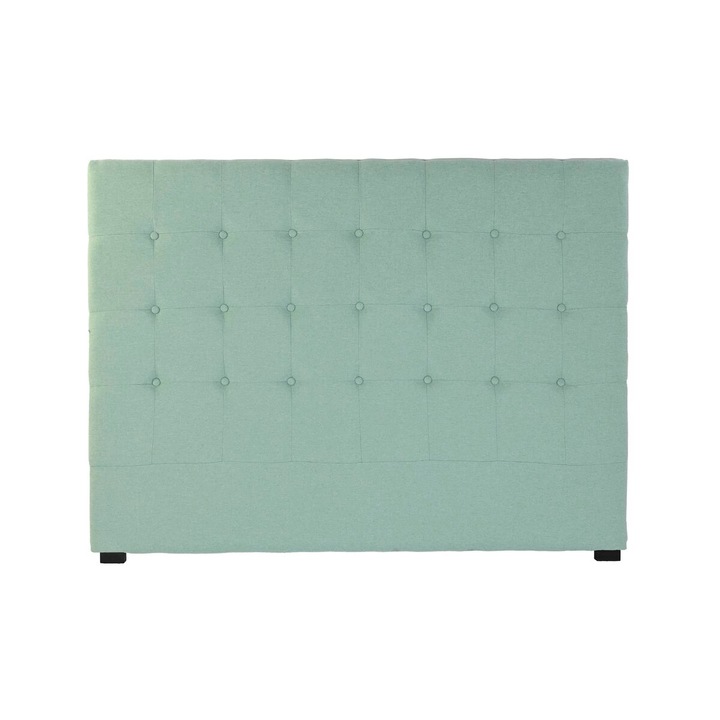 Tablie pat DKD Home Decor, Scandi, Verde, Poliester, 159x8x119cm