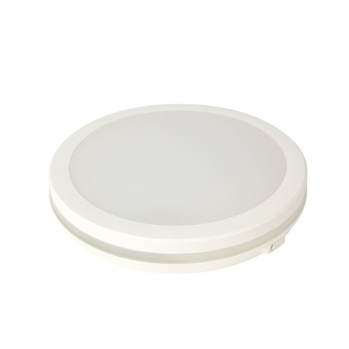 Бяла LED плафониера 30W 6400K IP65 Horoz