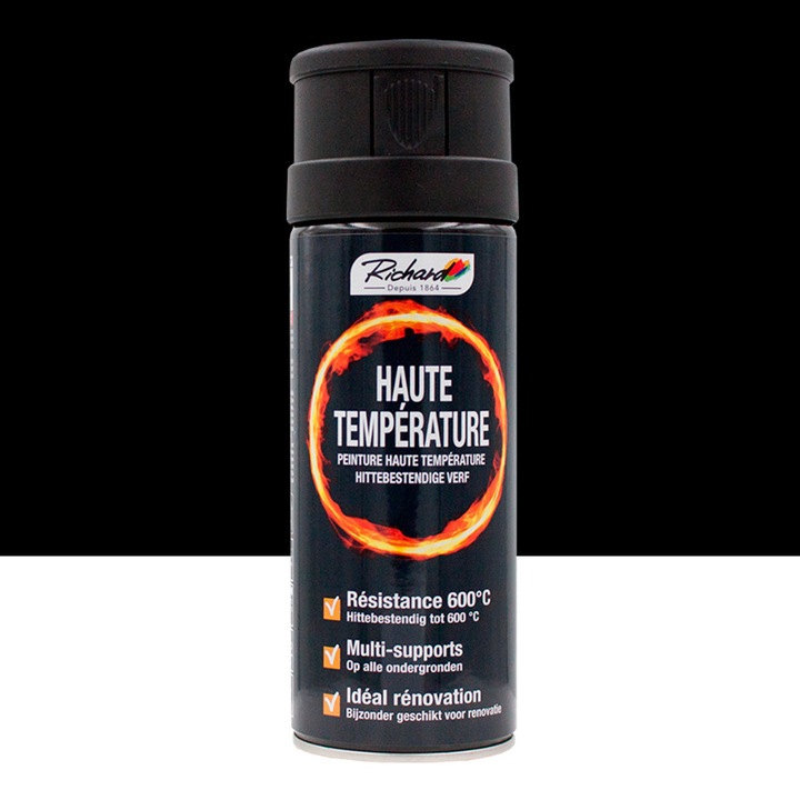 Richard Hőálló Festék Spray 600°C Fekete