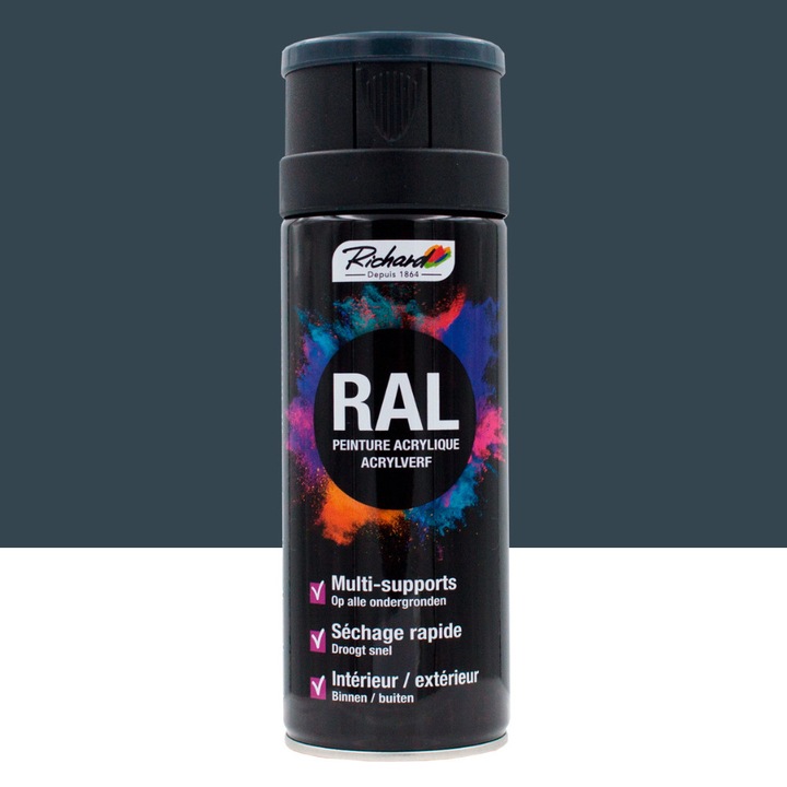 Richard Oldószeres Akril Festék Spray RAL7024 Grafitszürke