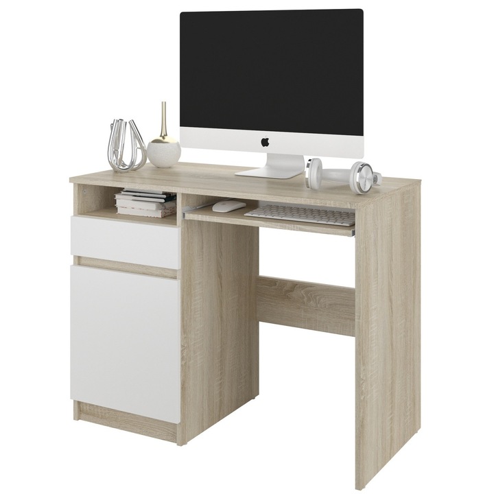 Birou, PVC, N-35L sonoma mix 76x50x96