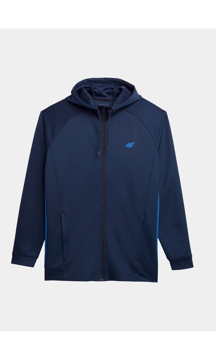 Bluza barbati, 4F, 303821838, Albastru inchis, Poliester