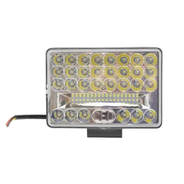 Прожектор 144W, 2 фази с 48 светодиода, 12-24V, черен