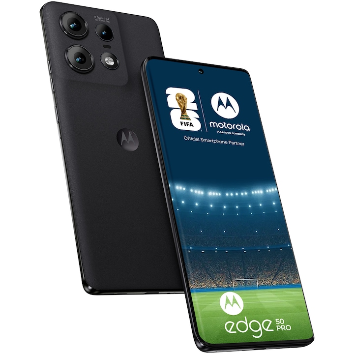 Смартфон Motorola Edge 50 Pro, 512GB, 12GB RAM, 5G, Black Beauty