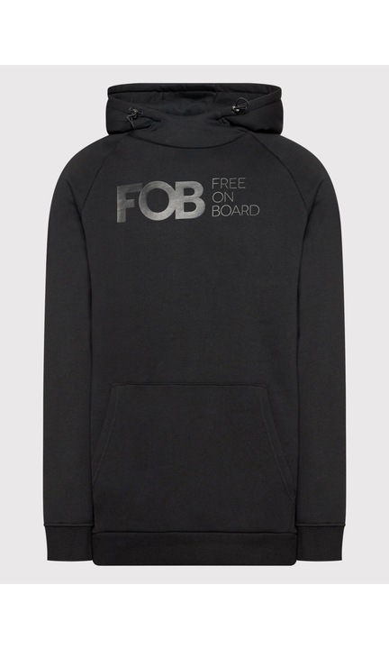 Bluza barbati, 4F, 209664928, Negru, 2XL INTL, Bumbac