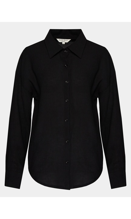 Női ing, BRAVE SOUL, 303995638, fekete, M INTL, viszkóz