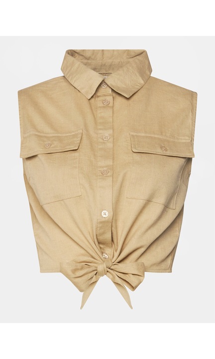 Női ing, BRAVE SOUL, 303996031, bézs, pamut