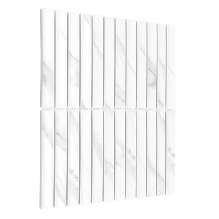 Faianta mozaic, DUNIN, kitkat carrara matt 29, 7x29, 3x0.8 cm