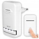 Sonerie fara fir / Wireless Vayox VA0240, 38 Melodii, Distanta 130m, buton kinetic, Alimentare Priza Home, Alb