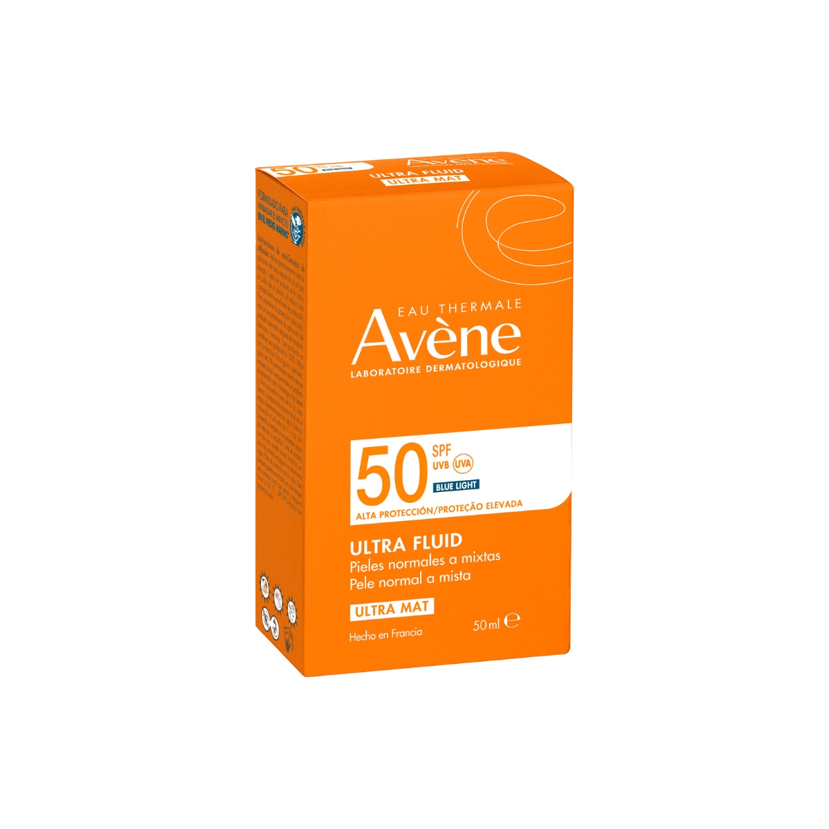 Слънцезащитен флуид Avene SPF 50+ TRIASORB, За нормална и комбинирана ...