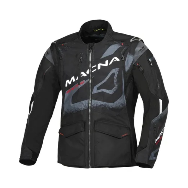 Jacheta moto barbati, Macna, Landmark, Negru, L