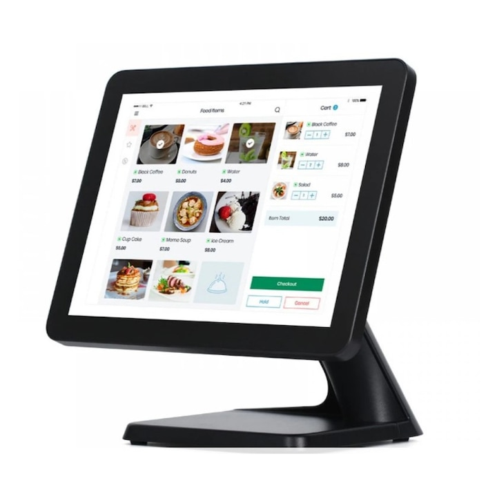 Sistem POS All in One PosExpert 2, Touchscreen, 15 inch, J6412, 8Gb, 128Gb SSD