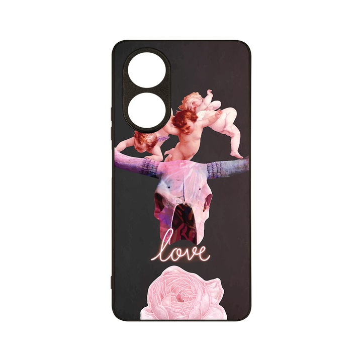Калъф BestCase® MaxSafe, съвместим с OPPO A58 4G, Cupido, HD Colors, противоударен, защита на камерата, повдигнати ръбове за защита на екрана, G 915
