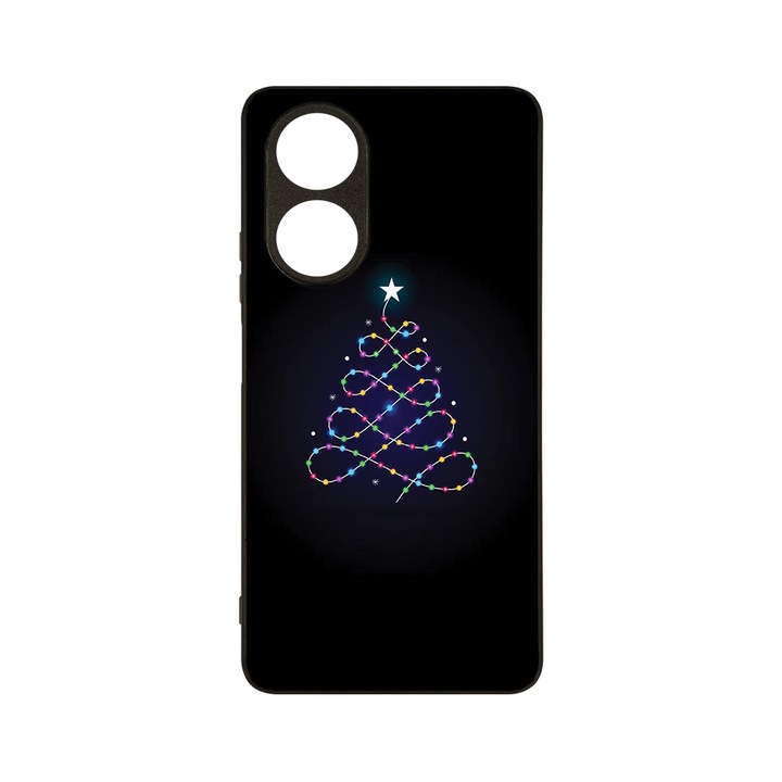 Husa BestCase® MaxSafe, Compatibila Cu OPPO A58 4G, Xmas tree, HD Colors, Anti-soc, Protectie Camera, Margini ridicate pentru protectia ecranului, G 1360