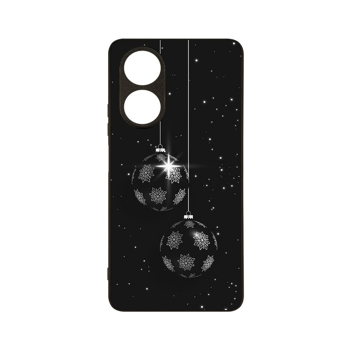 Husa BestCase® MaxSafe, Compatibila Cu OPPO A58 4G, Xmas Globes, HD Colors, Anti-soc, Protectie Camera, Margini ridicate pentru protectia ecranului, G 1356