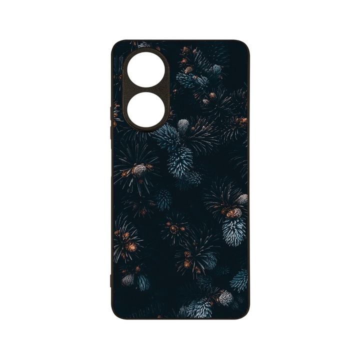 Husa BestCase® MaxSafe, Compatibila Cu OPPO A58 4G, Xmas pine cone, HD Colors, Anti-soc, Protectie Camera, Margini ridicate pentru protectia ecranului, G 1347