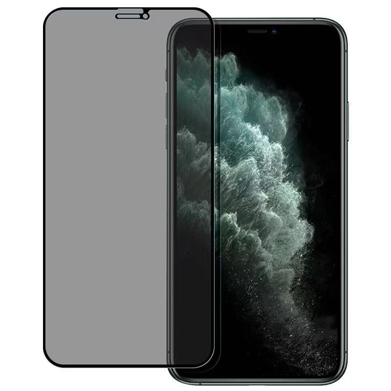 Folie de Sticla Securizata pentru Apple iPhone 15 Pro Max, Flippy, Privacy Diamond, Vizibilitate HD, Protectie Completa 9D, Anti-Static ESD, Protectie Confidentialitate, Negru